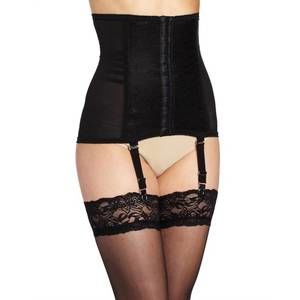 NEW RAGO rago women's waist cincher - 21 in black